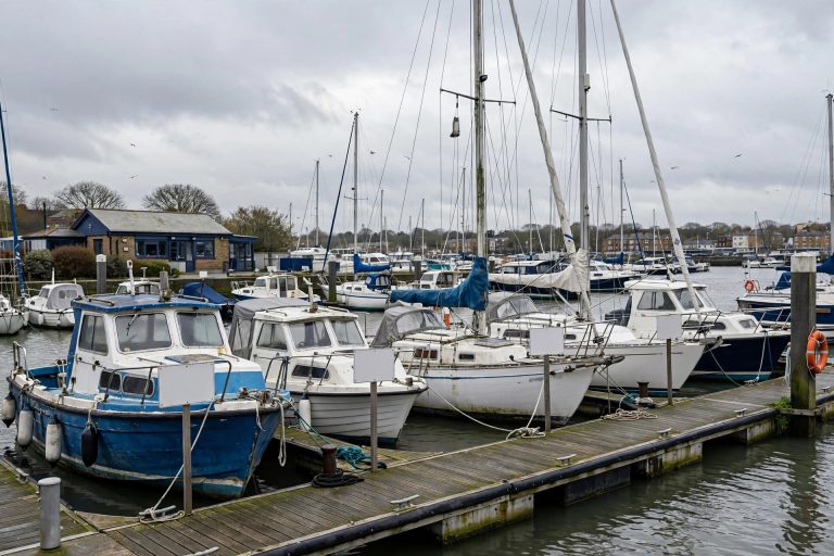Used boats for sale at a UK marina